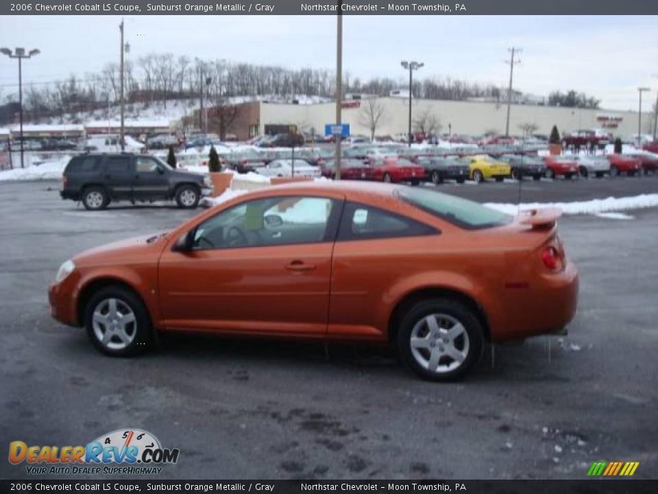 2006 Chevrolet Cobalt LS Coupe Sunburst Orange Metallic / Gray Photo #6