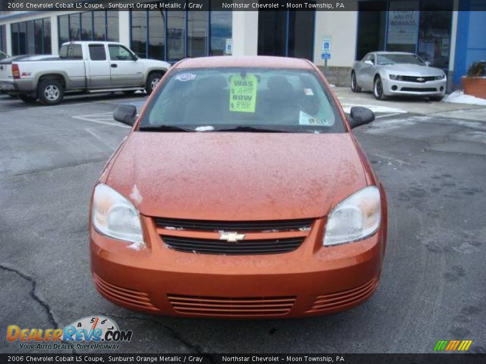 2006 Chevrolet Cobalt LS Coupe Sunburst Orange Metallic / Gray Photo #8