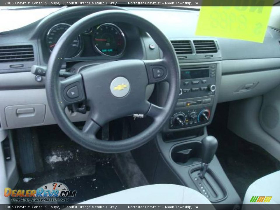 2006 Chevrolet Cobalt LS Coupe Sunburst Orange Metallic / Gray Photo #12