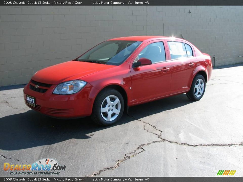 2008 Chevrolet Cobalt LT Sedan Victory Red / Gray Photo #2