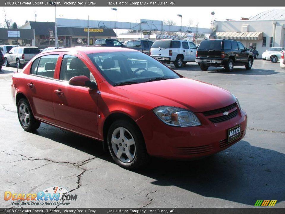 2008 Chevrolet Cobalt LT Sedan Victory Red / Gray Photo #4