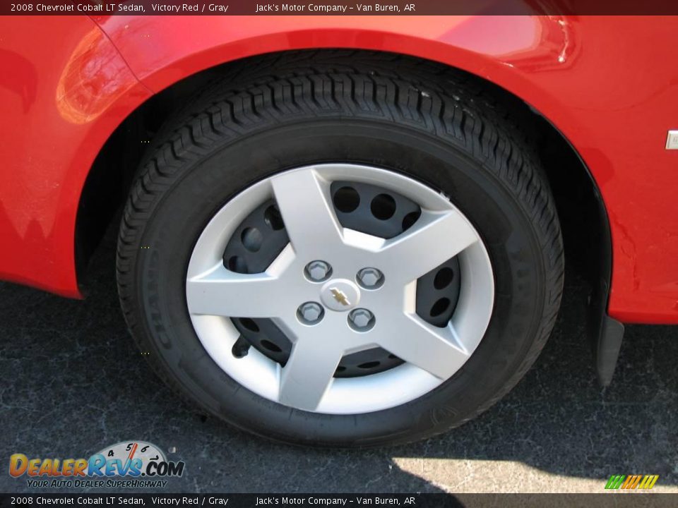 2008 Chevrolet Cobalt LT Sedan Victory Red / Gray Photo #11