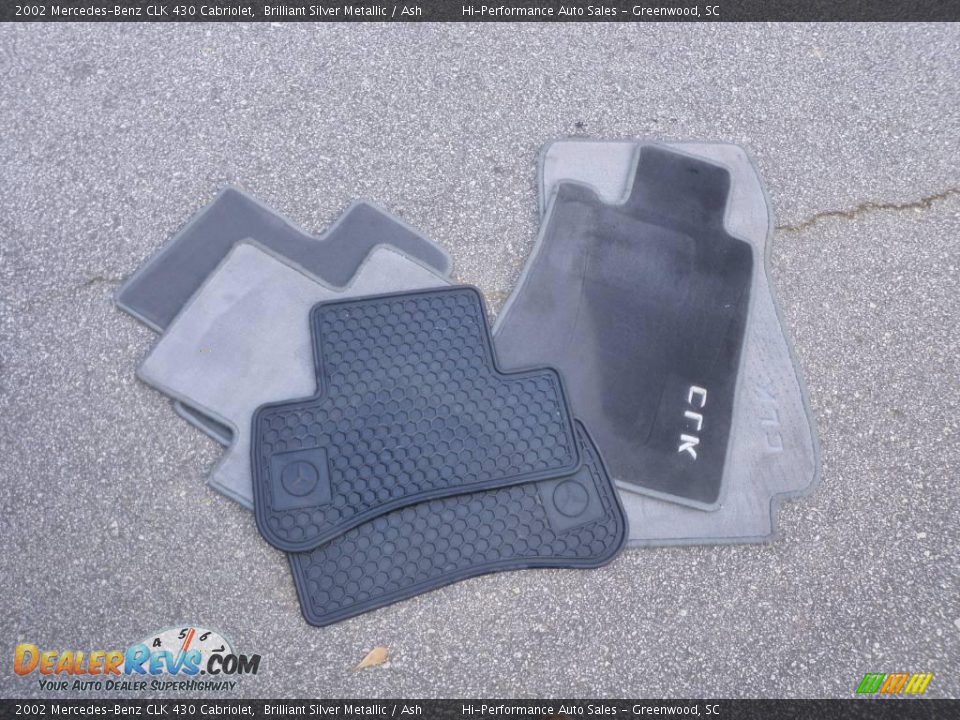 2002 Mercedes-Benz CLK 430 Cabriolet Brilliant Silver Metallic / Ash Photo #35