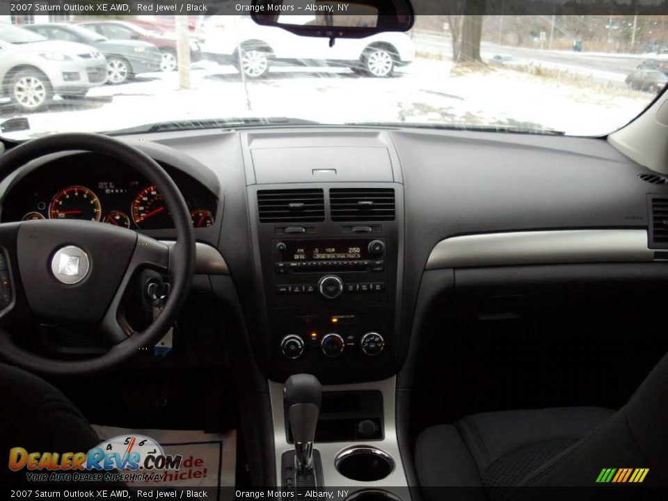 2007 Saturn Outlook XE AWD Red Jewel / Black Photo #7