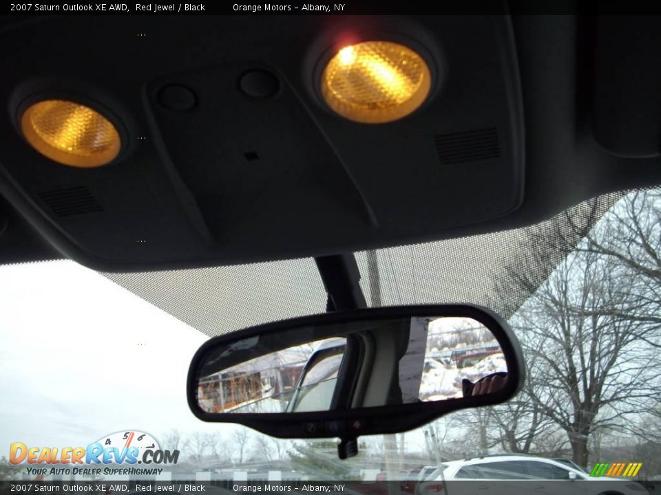 2007 Saturn Outlook XE AWD Red Jewel / Black Photo #9