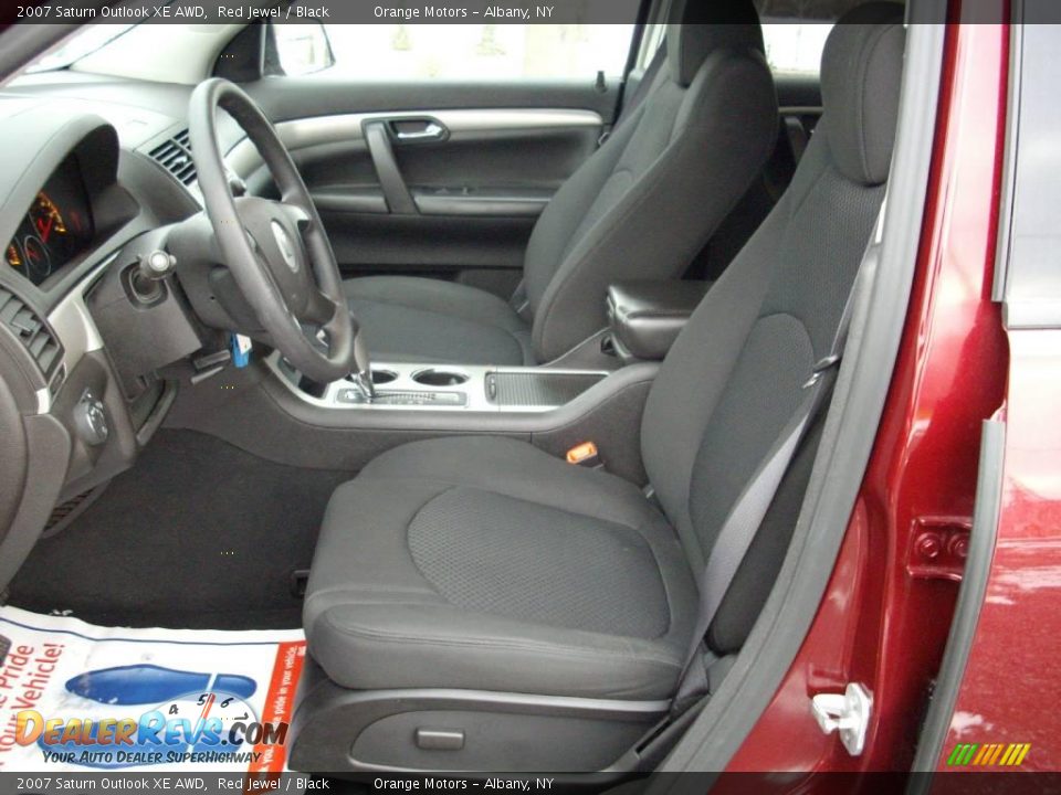 2007 Saturn Outlook XE AWD Red Jewel / Black Photo #12
