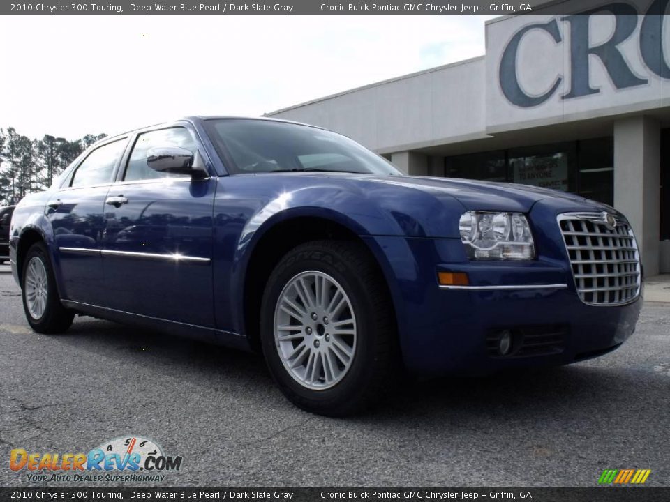 2010 Chrysler 300 Touring Deep Water Blue Pearl / Dark Slate Gray Photo #2