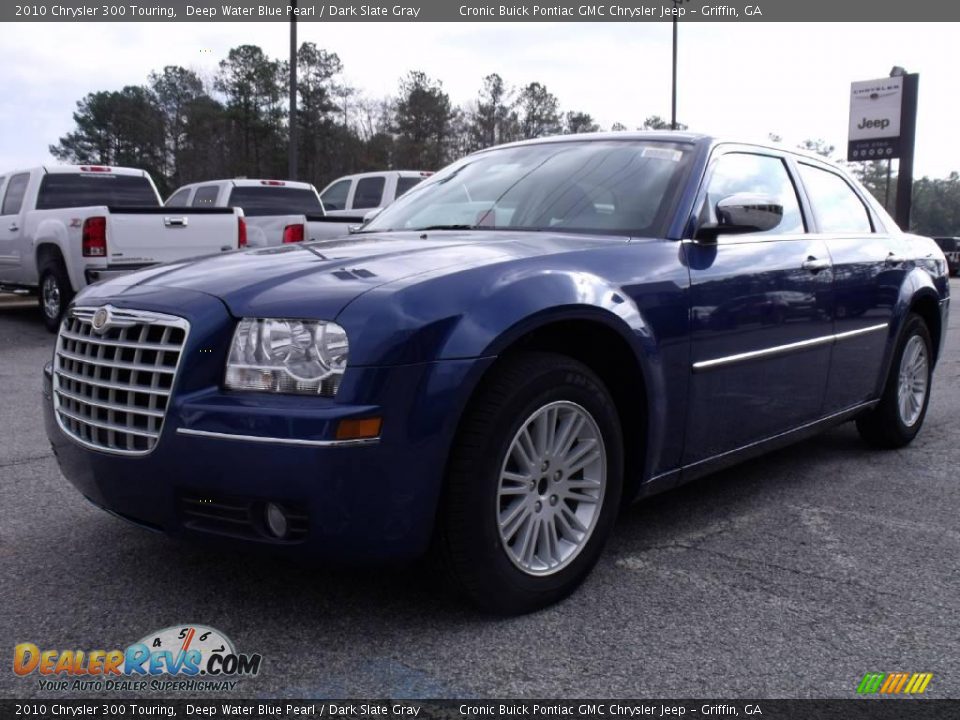 2010 Chrysler 300 Touring Deep Water Blue Pearl / Dark Slate Gray Photo #4