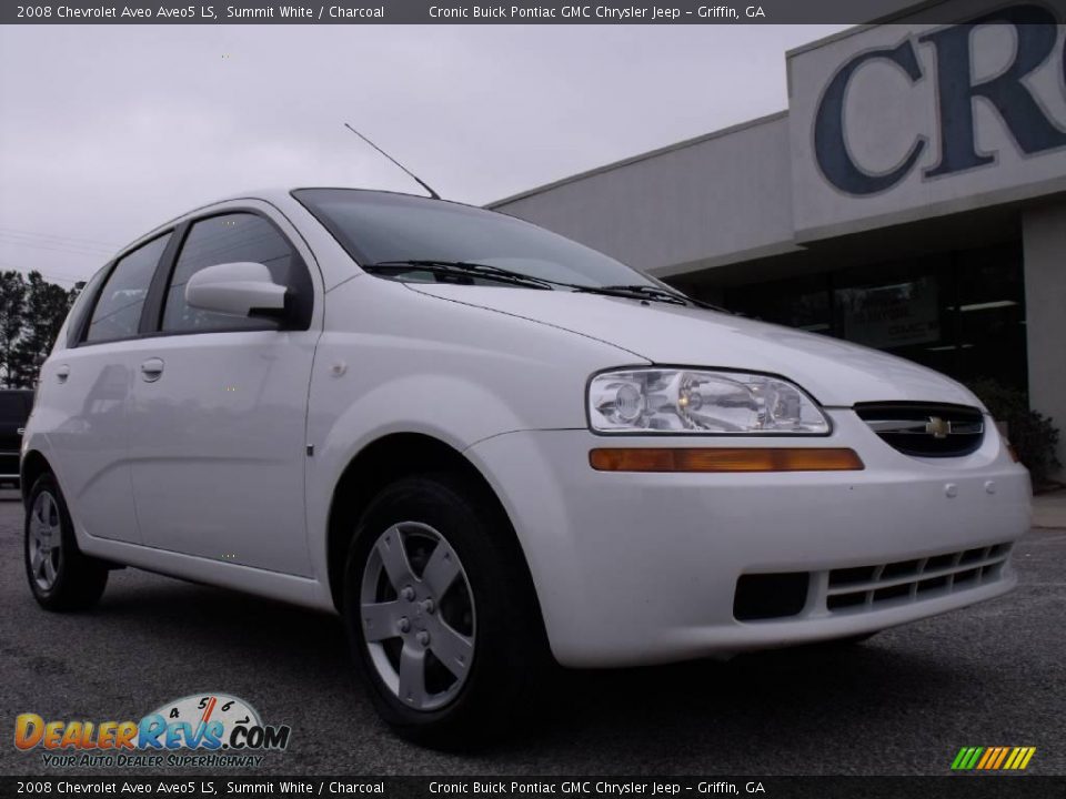 2008 Chevrolet Aveo Aveo5 LS Summit White / Charcoal Photo #2