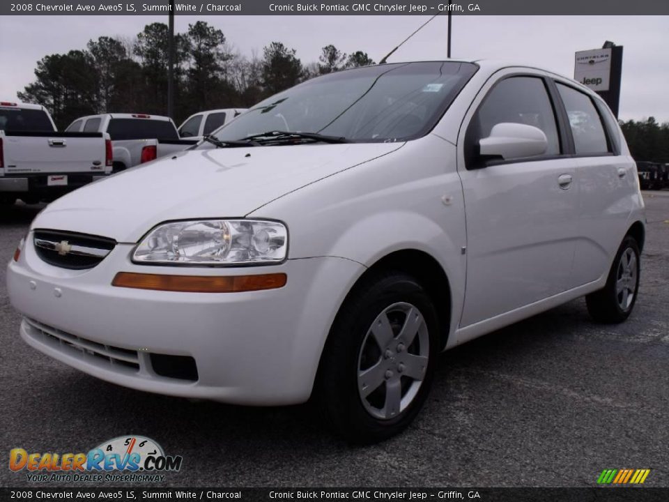 2008 Chevrolet Aveo Aveo5 LS Summit White / Charcoal Photo #4