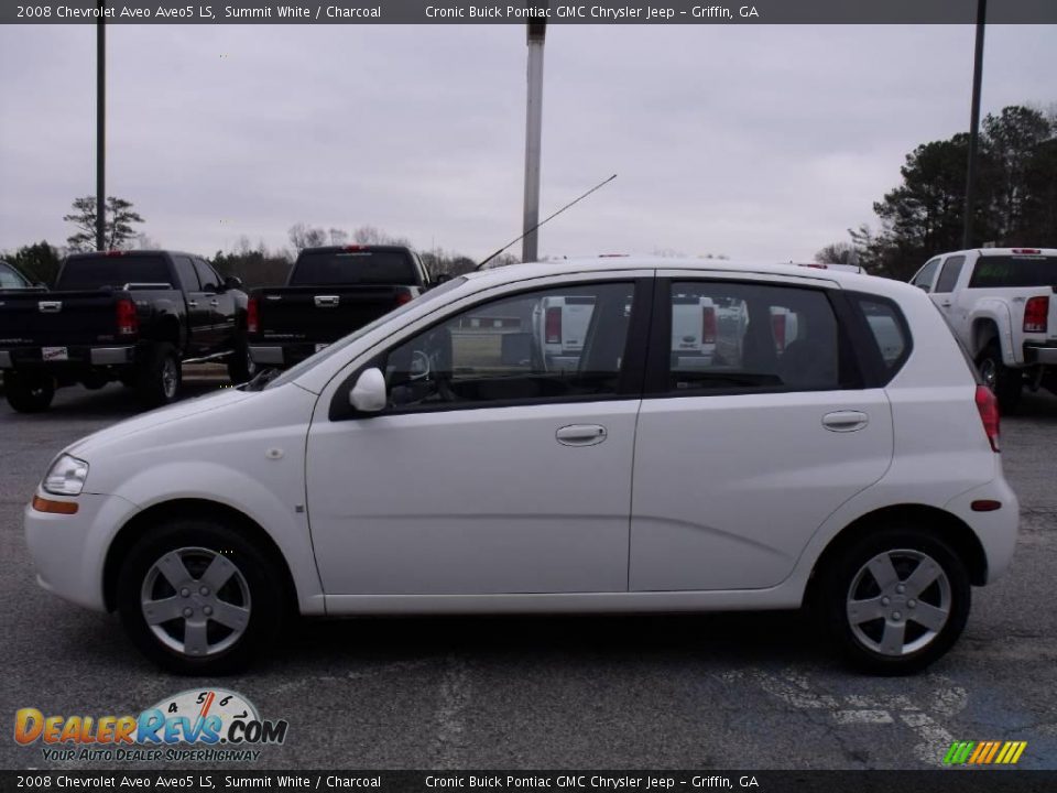 2008 Chevrolet Aveo Aveo5 LS Summit White / Charcoal Photo #5