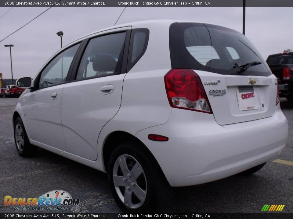 2008 Chevrolet Aveo Aveo5 LS Summit White / Charcoal Photo #6