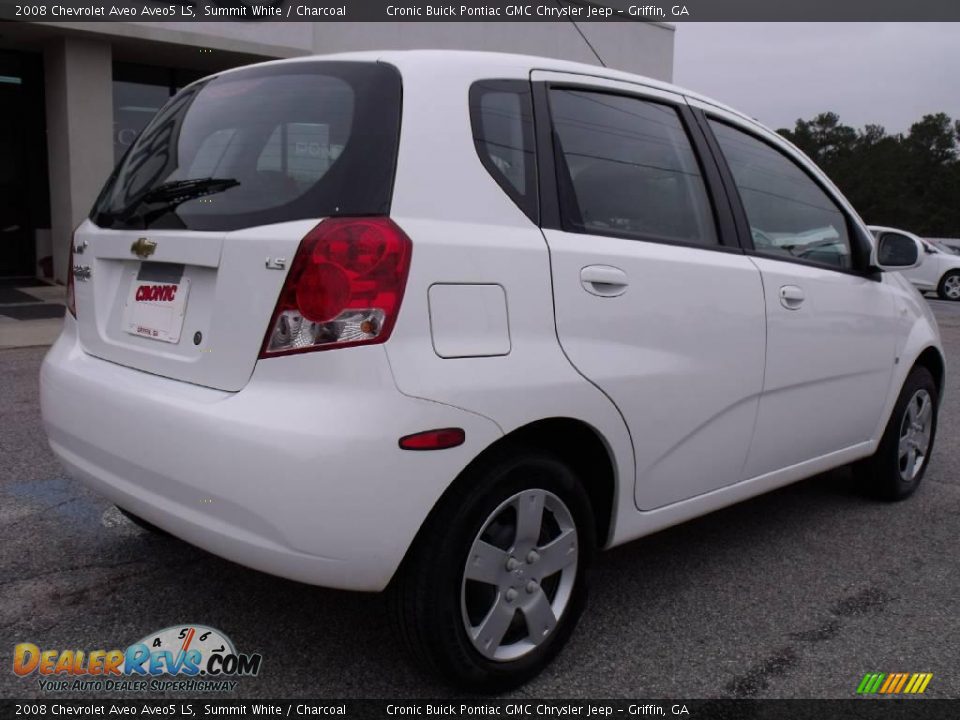 2008 Chevrolet Aveo Aveo5 LS Summit White / Charcoal Photo #8