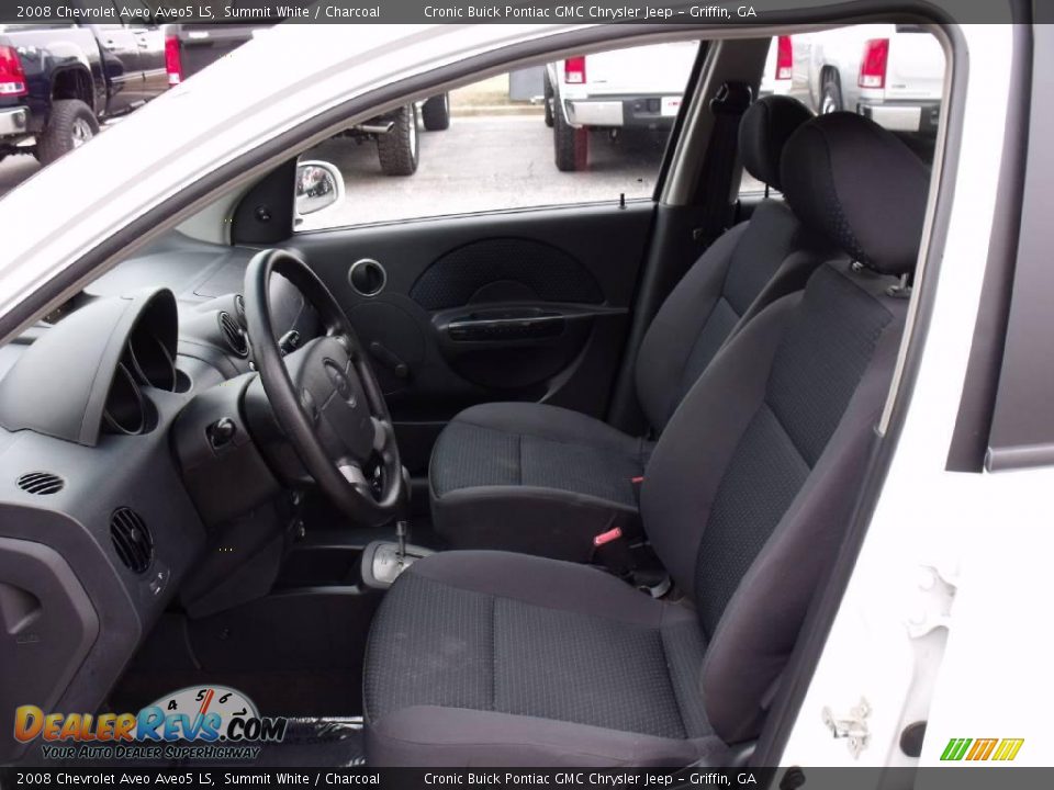 2008 Chevrolet Aveo Aveo5 LS Summit White / Charcoal Photo #10