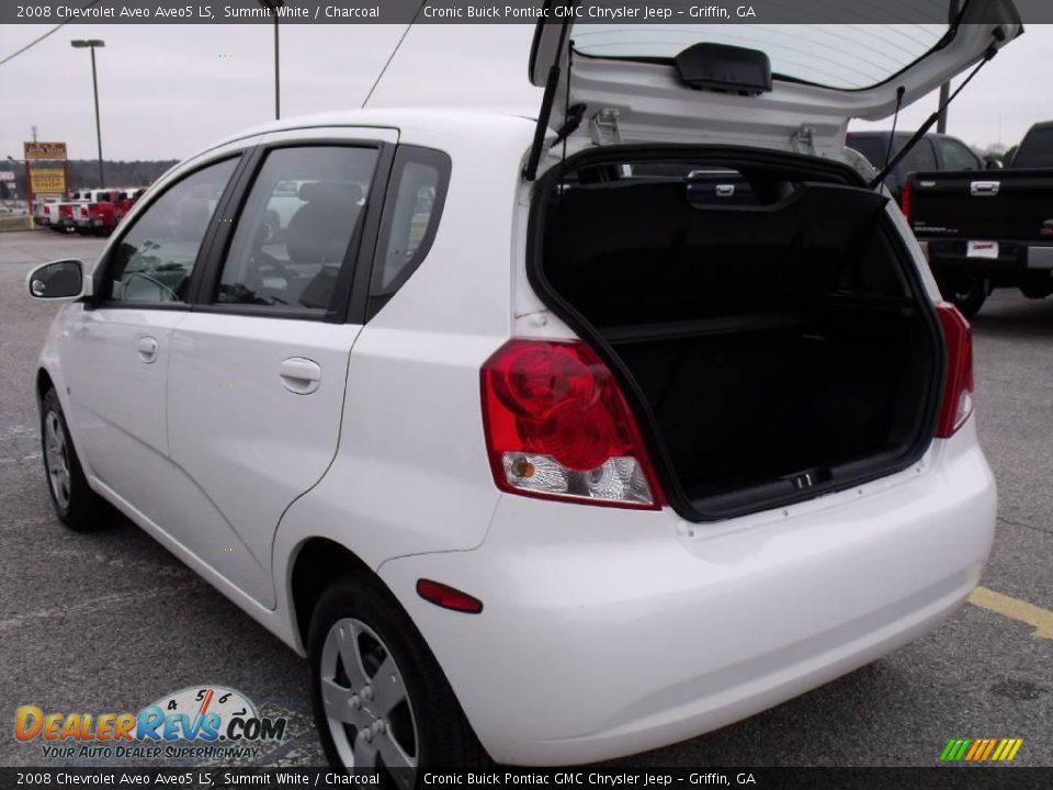 2008 Chevrolet Aveo Aveo5 LS Summit White / Charcoal Photo #13