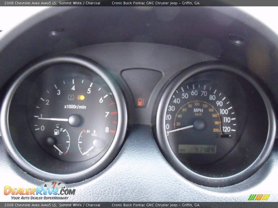 2008 Chevrolet Aveo Aveo5 LS Summit White / Charcoal Photo #19