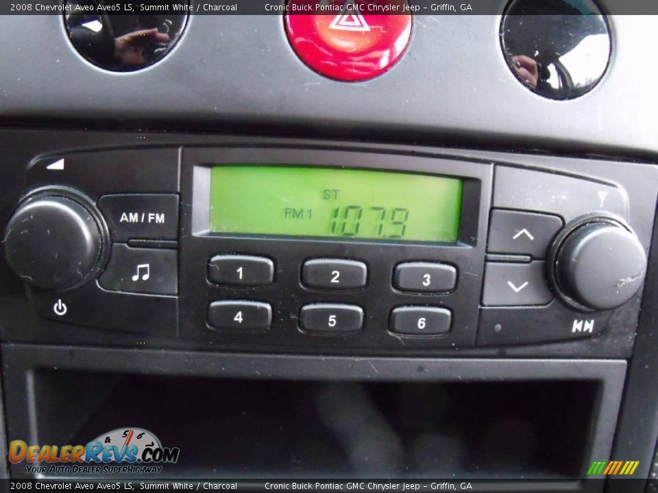 2008 Chevrolet Aveo Aveo5 LS Summit White / Charcoal Photo #20