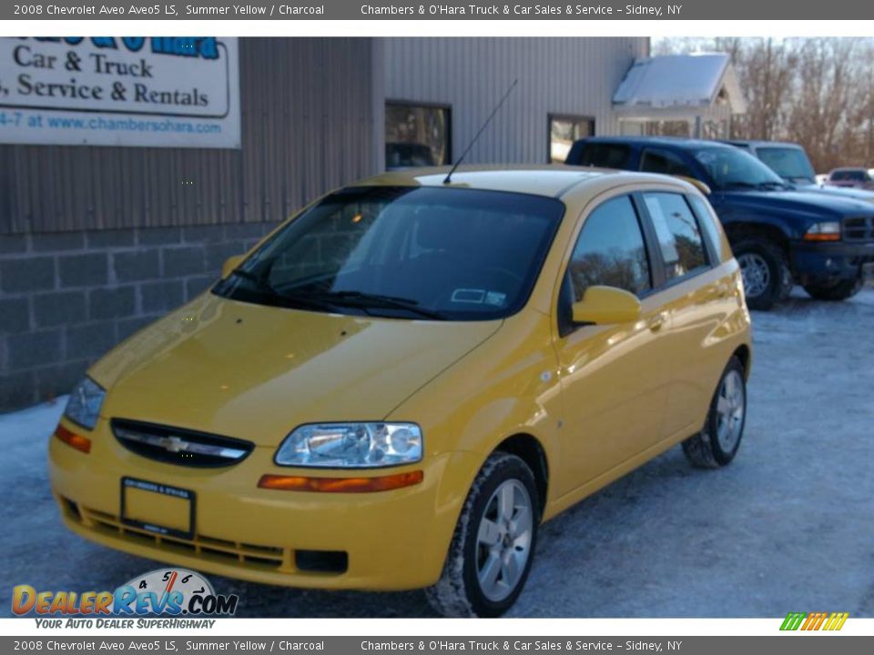 2008 Chevrolet Aveo Aveo5 LS Summer Yellow / Charcoal Photo #1
