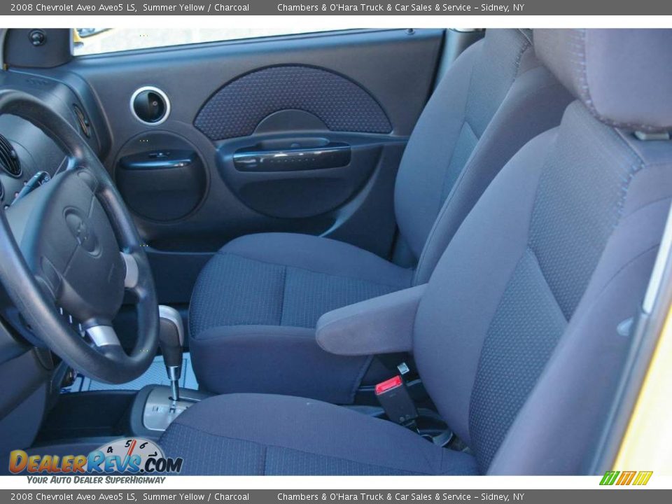 2008 Chevrolet Aveo Aveo5 LS Summer Yellow / Charcoal Photo #3