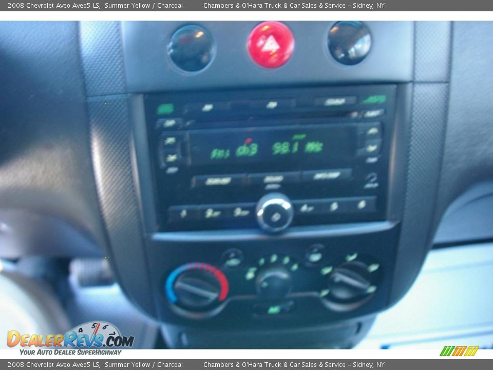 2008 Chevrolet Aveo Aveo5 LS Summer Yellow / Charcoal Photo #5