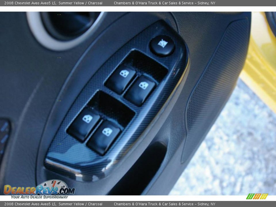 2008 Chevrolet Aveo Aveo5 LS Summer Yellow / Charcoal Photo #6