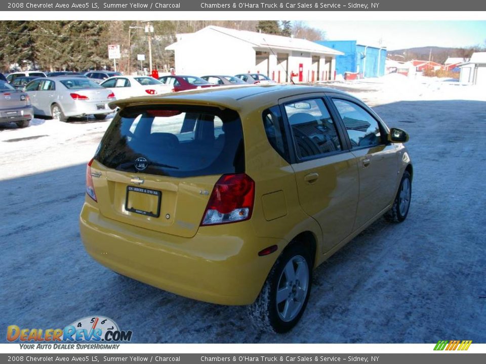 2008 Chevrolet Aveo Aveo5 LS Summer Yellow / Charcoal Photo #8