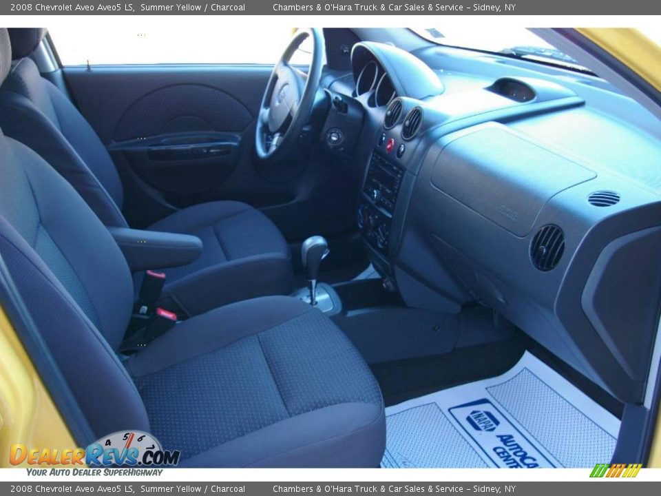 2008 Chevrolet Aveo Aveo5 LS Summer Yellow / Charcoal Photo #9