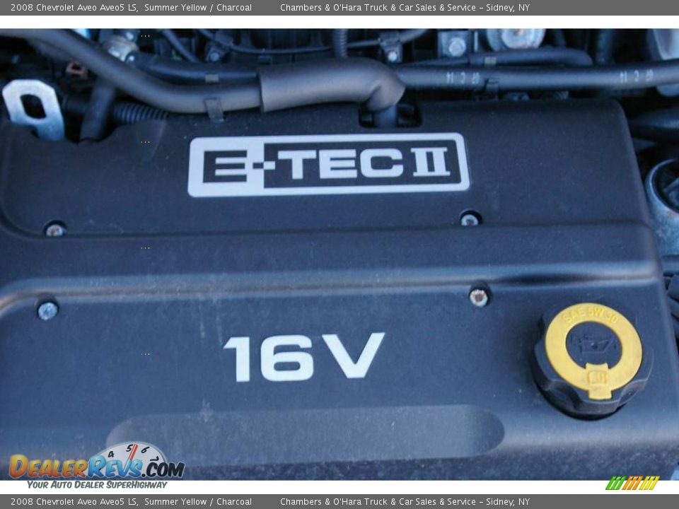 2008 Chevrolet Aveo Aveo5 LS Summer Yellow / Charcoal Photo #12