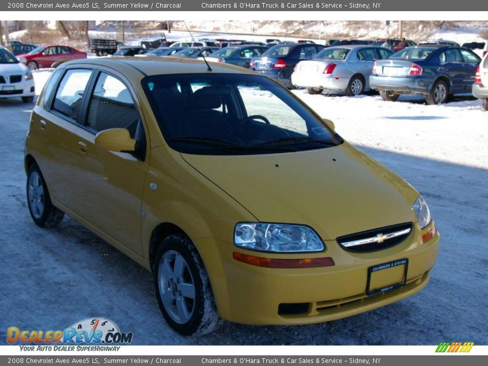 2008 Chevrolet Aveo Aveo5 LS Summer Yellow / Charcoal Photo #14
