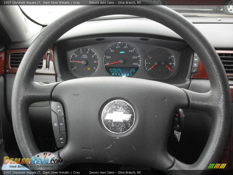 2007 Chevrolet Impala LT Dark Silver Metallic / Gray Photo #10