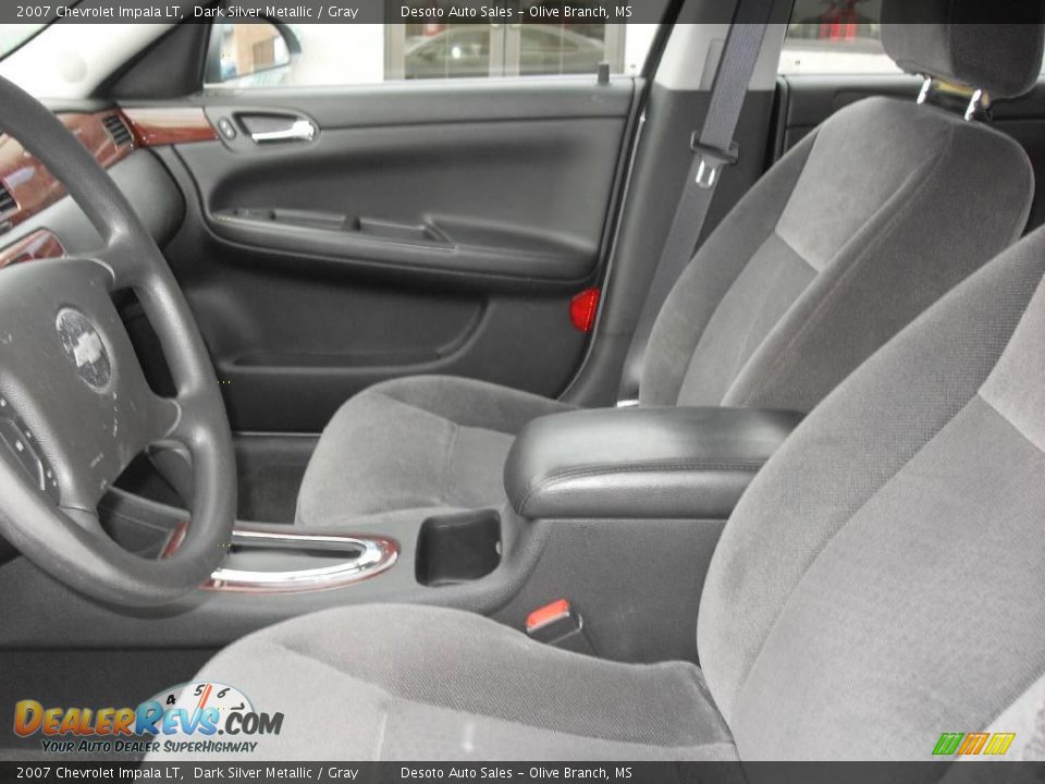 2007 Chevrolet Impala LT Dark Silver Metallic / Gray Photo #14