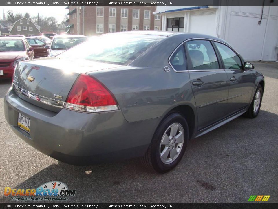 2009 Chevrolet Impala LT Dark Silver Metallic / Ebony Photo #7