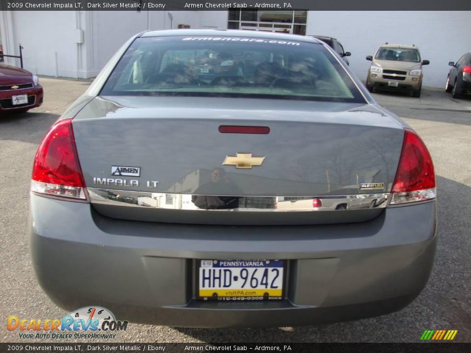 2009 Chevrolet Impala LT Dark Silver Metallic / Ebony Photo #8