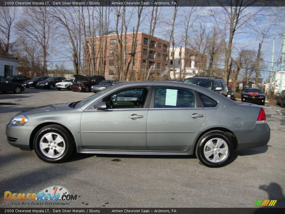 2009 Chevrolet Impala LT Dark Silver Metallic / Ebony Photo #10