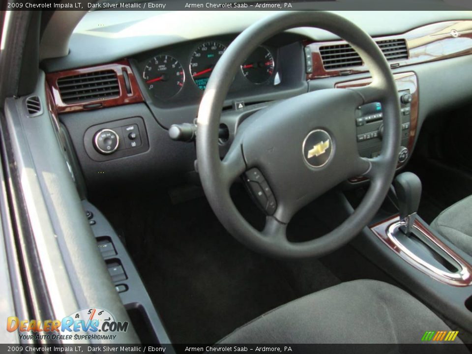2009 Chevrolet Impala LT Dark Silver Metallic / Ebony Photo #11