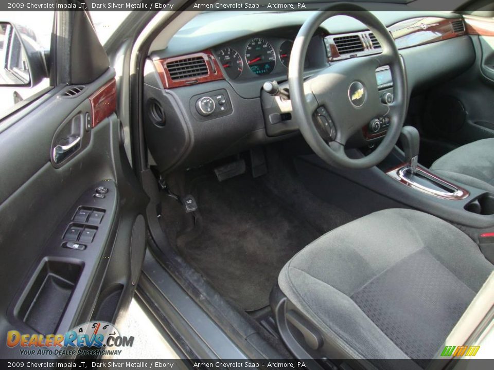 2009 Chevrolet Impala LT Dark Silver Metallic / Ebony Photo #12