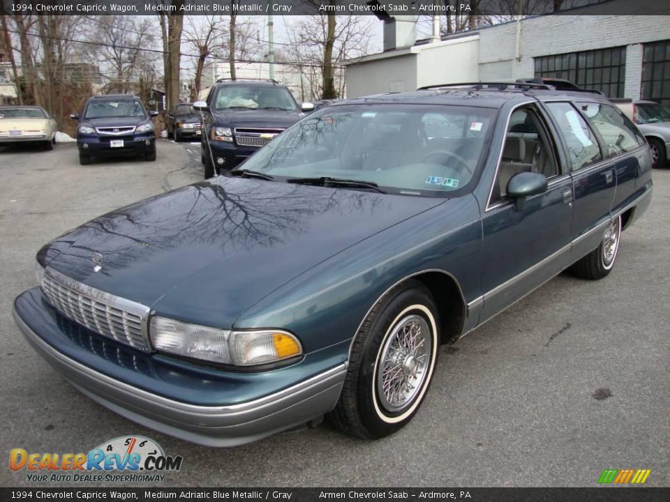 1994 Chevrolet Caprice Wagon Medium Adriatic Blue Metallic / Gray Photo #1