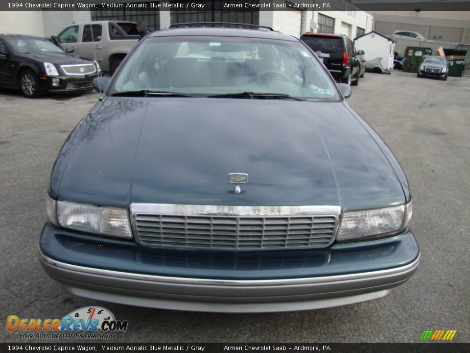 1994 Chevrolet Caprice Wagon Medium Adriatic Blue Metallic / Gray Photo #3