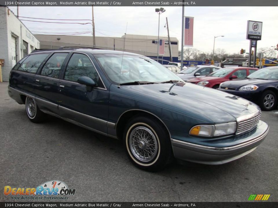 1994 Chevrolet Caprice Wagon Medium Adriatic Blue Metallic / Gray Photo #5
