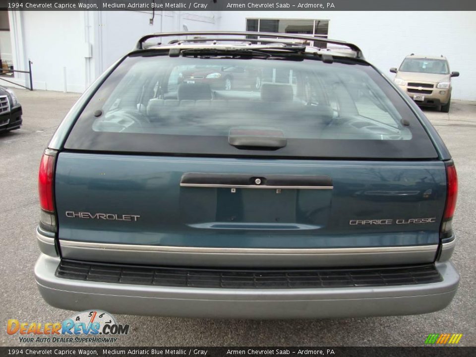 1994 Chevrolet Caprice Wagon Medium Adriatic Blue Metallic / Gray Photo #8