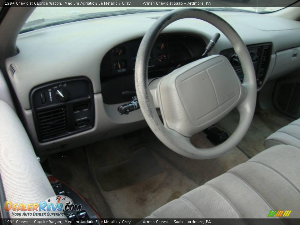 1994 Chevrolet Caprice Wagon Medium Adriatic Blue Metallic / Gray Photo #11