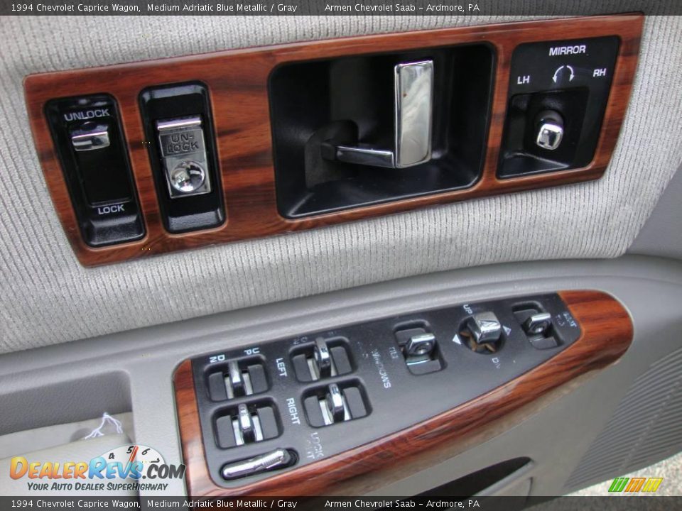 1994 Chevrolet Caprice Wagon Medium Adriatic Blue Metallic / Gray Photo #14