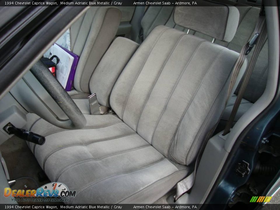 1994 Chevrolet Caprice Wagon Medium Adriatic Blue Metallic / Gray Photo #16