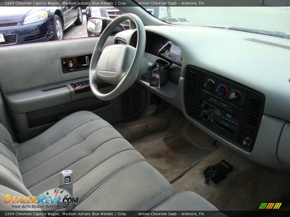 1994 Chevrolet Caprice Wagon Medium Adriatic Blue Metallic / Gray Photo #18
