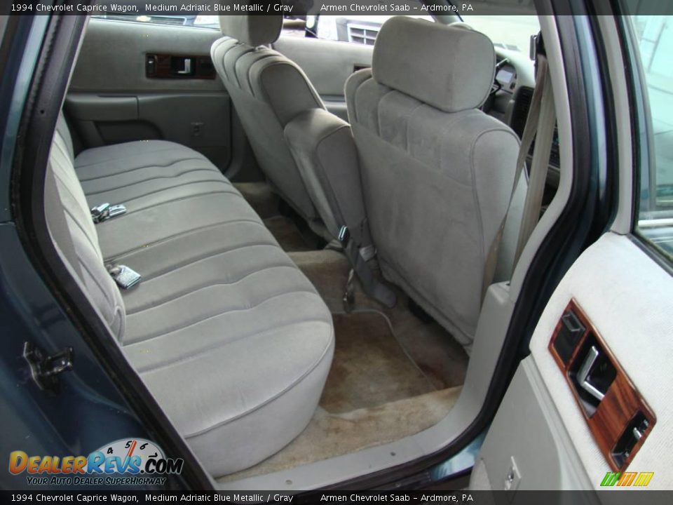 1994 Chevrolet Caprice Wagon Medium Adriatic Blue Metallic / Gray Photo #20