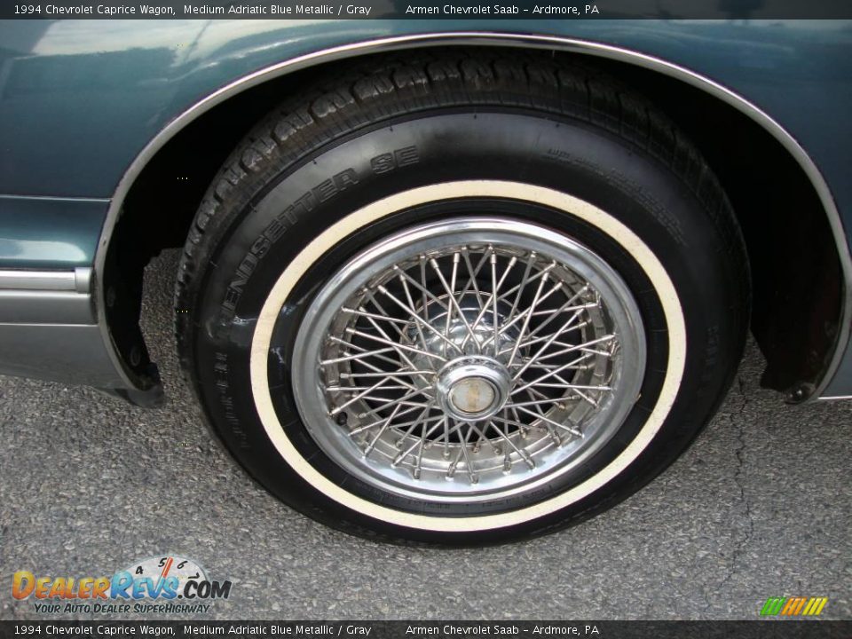 1994 Chevrolet Caprice Wagon Medium Adriatic Blue Metallic / Gray Photo #26