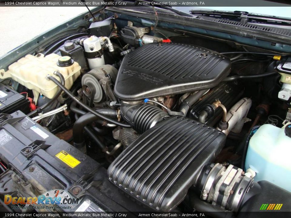 1994 Chevrolet Caprice Wagon Medium Adriatic Blue Metallic / Gray Photo #29