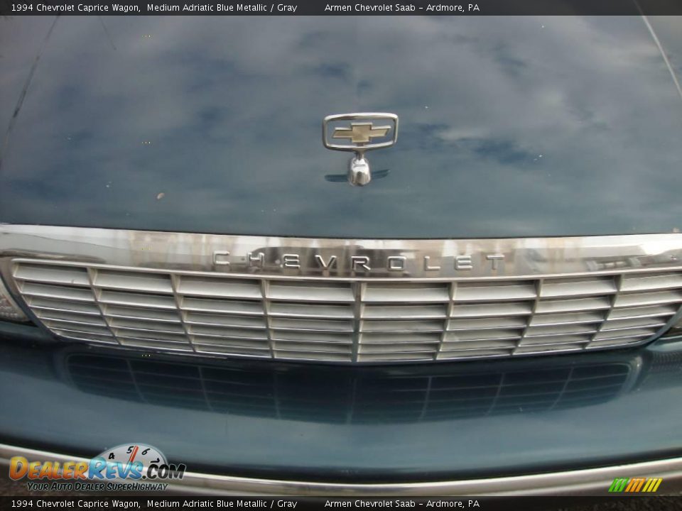1994 Chevrolet Caprice Wagon Medium Adriatic Blue Metallic / Gray Photo #30