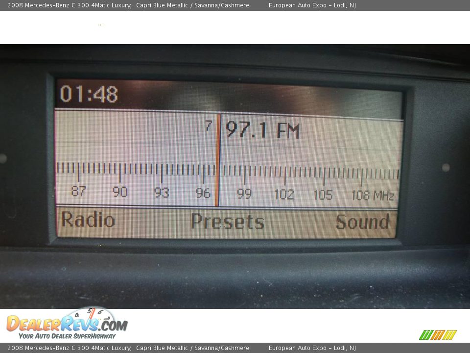 2008 Mercedes-Benz C 300 4Matic Luxury Capri Blue Metallic / Savanna/Cashmere Photo #17