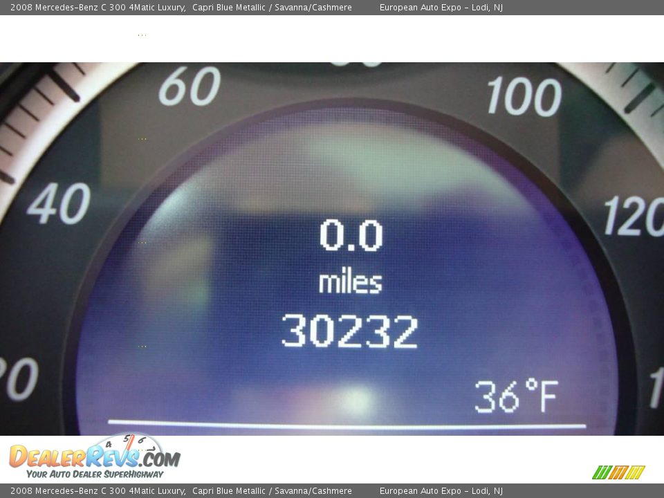 2008 Mercedes-Benz C 300 4Matic Luxury Capri Blue Metallic / Savanna/Cashmere Photo #19